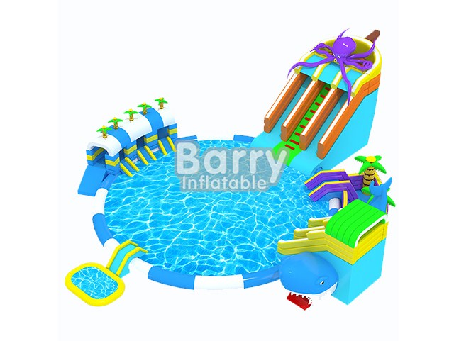 Commercial Grade Kids Octopus Inflatable Water Parks BY-AWP-077